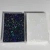 Frames 50pcs/set Laser Love Holographic Foil Protective Film Idol Pocard Sleeves Candy Color Card Holder Flashing