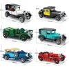 2023 New City Technique Racing Classic Vintage Car Speed ​​Champions Sport Building Brick Super Racers Great Fordon Sembo Blocks