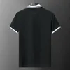 클래식 한 남자 폴로 셔츠 여름 캐주얼 폴로 패션 자수 인쇄 폴로 셔츠 고품질 짧은 슬리브 티셔츠 90138