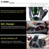 Gants de cyclisme X-Tiger 3D Gel Pad Half Finger Glove Motorcycle Bicycle Gants Reflective Summer Sports Shockproof Bike Gants