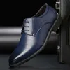 A pair of mens fashionable and versatile formal shoes leather 240407