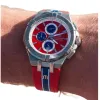 2024 Hot Top Brand Maurice Lacroix Man Watches Strap en caoutchouc Quartz Watch pour hommes Chronographe multifonctionnel Reloj Hombre