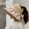 Wide Brim Hats Bucket Hats Summer Shell Sunshade Foldable Hats Women Outdoor Beach Soft Wide Brim Bucket Caps UV Protection Dual Use Hair Hoop Sun Hats Y240409