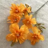 Fleurs décoratives 1pc branche de simulation artificielle chrysanthemums fausses plantes table de mariage décoration de mariage