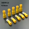 100pcs 50 paires 2,8 mm 4,8 mm 6,3 mm Femelle Connecteur de câblage électrique mâle isolé Terminal de sertille FDFD2-250 MDD2-250