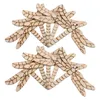 Fiori decorativi funghi abbellimenti in legno crisantemo decorazioni chip vuote