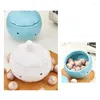 Storage Bottles Ceramic Tank Onion Shape Jar Kitchen Container Ginger Garlic Bottle Candy Seasoning Box