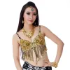 Women Stage Dance Wear Dance Oriental Dance Tasselle in rilievo in perline Bra Belly Dance Top 1 PC Costumi per la pancia