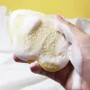 Sponge du cœur Sponge Nettoyage en profondeur poussière de bouffée Retirer éponge douce exfoliant la peau nettoyage de massage bouffée outil de soins de la peau