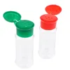 Lagerflaschen 100 ml Plastikgewürz Salz Pfeffer Shakers Gewürze Jar BBQ Gewürzes Essig Abfüllküche Tool 3 Farben