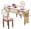 NET Red Manicure Table Stuhl Set Economic Manicure Tisch Einer Doppelsitzstuhl Einfacher Stuhl