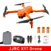 Drones jjrc x17 camera drone fpv wifi 2.4g gps drone 30mins vliegtijd 6k 2axis gimbal camera rc quadcopter