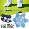 14pcs sapatos de golfe picos macios alfinetes duráveis gornm shoe twist shoe sposkes acessórios para golfe clube de golfe treinamento