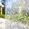 Window Stickers WXSHSH PVC Films Cover Waterproof No-Glue 3D Static Cobblestone Decorative Glass Home Decor 30 100 Cm