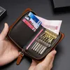 Nyckelväska för män och kvinnor blixtlåsnyckelpåse multifunktionella kortväska kreativa plånbok kan läggas till