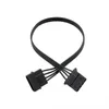 1x Kable komputerowe Duży 4 -pinowy samiec do żeńskiej 4p IDE Power Extenle kabel 18AWG dla Molex Connector PC Cable Adapter