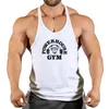 Chegadas tanques de tanque de tanques de tanques de tanques de ginástica camisa sem mangas de ginástica Men fitness gest singlet sportswear workout tanktop 240321