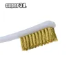 Outil de nettoyant imprimante 3D Copper Brosse de dents en cuivre Poignée de pinceau en cuivre pour Ender 3 Buffle Bloc de chauffe