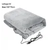 Blankets USB Electric Blanket Heated Shawl Throws Machine Washable Cozy Soft Flannel 5V/2A Safety For Car Travel