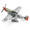 3D Metal Puzzle PC Game War War Thunder Fighter B-24 Liberator Fokker DR-1 P-51D Mustang Sweet Arlene Ensamble Modelo Puzzle Toys