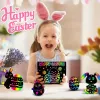 100 -stcs/set Scratch Paper Magic Color Rainbow Scratch Mini Notes Black Diy Painting Board Tekenboek Toys For Kids Navidad Cadeau