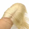 Toppers hstonir toupee naturligt hår peruk 100% kvinnors mänskliga topper hårstycke för hår silk bas spets front europeisk remy hår kippa tp31