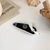 Luce lussuoso Black Bianco Bianco Pinza per capelli spepiti per le perle Girl Sweet Cute Clip Accessori Clip