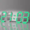 LED 3D grande horloge murale numérique