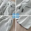 Męskie spodnie en American 380G Shorts Letnia odzież robocza Casual Gray Sport Pięć części do stylu