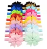 433 Inches Baby Infant big Bow Headbands Grosgrain Ribbon Boutique Bows Headbands Girls Elastic Hairbands Hair Accessories Baby H5352902