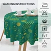 Tableau de nappe vertes nappe Hexagons Design Round pour les événements Party Cover Wholesale Printed Decoration