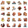 10/50Pcs Cute Animal Red Panda Stickers Lesser Panda Ailurus Fulgens Graffiti Stickerfor DIY Skateboard Motorcycle Stickers