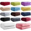 Cobertores Flanela Gluffy Blanket Multifunction Coral Fleece Ar condicionado confortável para externo interno