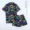 Home Clothing Summer Women's Short-sleeved Pajamas Suit Cartoon Service Ladies Casual Wholesale