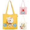 Cat Nosidełka Śliczne zwierzak na zewnątrz torebka torebka z kreskówka wydrukowana dla psów koty podróżują tote oddychający wygodne zapasy
