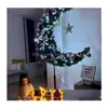 Decorações de Natal Ramadã Eid Tree Cross Border exclusiva para Mubarak Muslim Moon El Mall Window 230221 Drop Delivery Dhahd