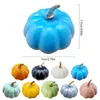 Fleurs décoratives Halloween Mini Artificial Pumpkins Décor Foam Pumpkin Harvest for Automne Fall Wedding Thanksgiving Table