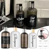 Vloeibare zeep dispenser lotion fles reiflllable voor badkamer en keukenhanden shampoo conditioner onderbotteling huisdecoratie