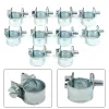 10pcs Hortum Klipsler Yakıt Hattı Kelepçeleri Petrol Boru 11-13mm 13-15mm Mini Hortum Klipsler Somun ve Cıvata Borusu Sabitleme Metal bağlantı eleman araçları