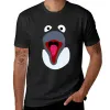 Pacote de camiseta de camiseta de camiseta preta de pinguins