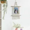 Tapestries Macrame Picture Po Frame Display Wall Hanging Boho Home Decor Kids Baby Room Decoration Gift Hanger