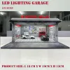 Assemblare la riparazione del rivestimento RWB di DIioma 1/64 LED LED Garage per la stazione di visualizzazione del veicolo