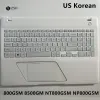 Keyboards US Korean Backlit Laptop Keyboard For Samsung NT800G5M NP800G5M 800G5M 8500GM Laptop White Keyboard