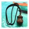 Hänge halsband 2023 Boho smycken etnisk stil lång hand gjord pärla trä elefant halsband för kvinnor pris anständigt grossist dropship otenh