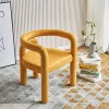 Luxus -Make -up -Stuhl Nordic Wohnzimmer Möbel Freizeitstuhl Rückenlehne Esssitz Lamm Cashmere Sofa Sessel Samthocker