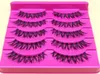 Long Thick False Eyelashes Professional Makeup Soft Natural Fake Eye Lashes Elongated Eye End False Eye Lashes 1 cm 15 cm7329397