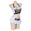 Costume da bagno cosplay tifa costume in bikini finale in bikini cosy fantasy women women swimwear top abiti abiti da festa di Halloween Carnival