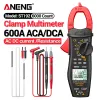 ANENG ST192 Digital Clamp Meters Multimeter 60A/600A Tester AC/DC Current 6000 Counts True RMS Capacitance NCV Ohm Hz Transistor