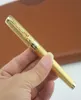 Ballpoint stylos Jinhao 1200 Golden Dragon Red Crystal Eyes Rouleau Ball Pen papinerie Business Business Writing Gift3916003