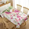 Цветочная скатерть прямоугольная маленькая свежая эстетическая товарная ласточка для кухонной столовой для пикника.